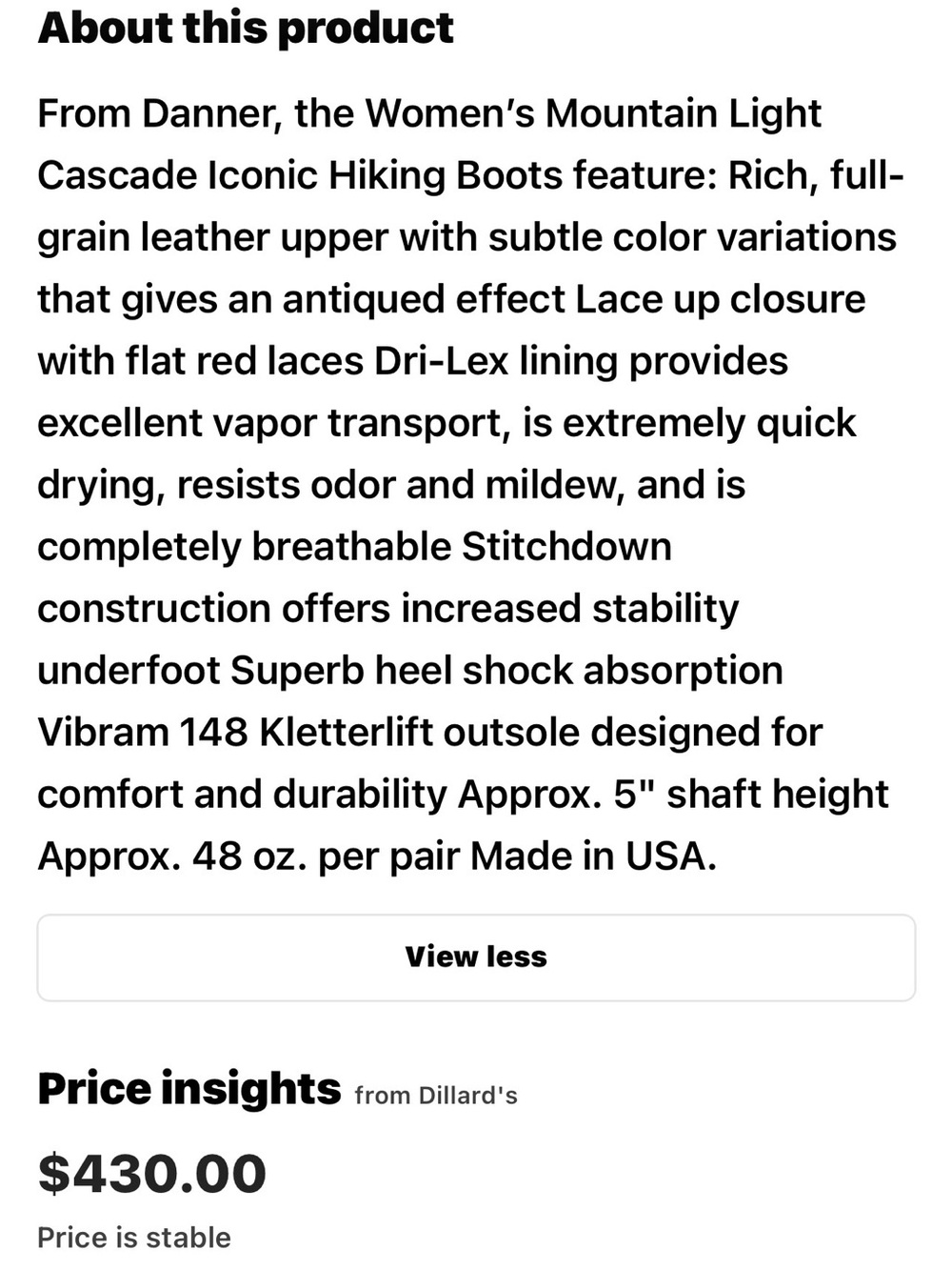 Collectors Danner Women’s Kicking boots featured in the movie Wild 8.5 - Picture 11 of 13